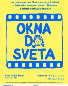 Pozvánka na promítání filmů z DD Lipové u Šluknova